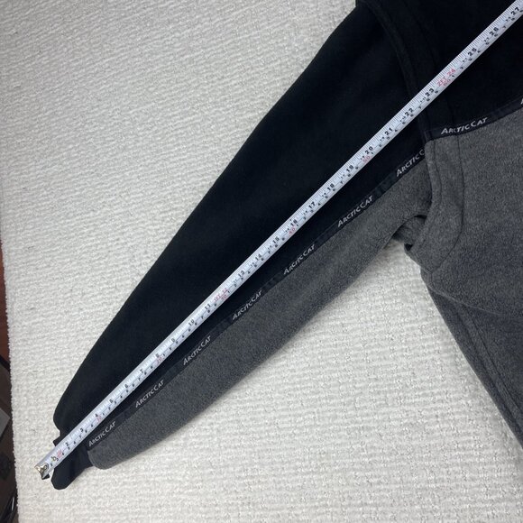 Arcticwear Arctic Cat Fleece Full Zip Jacket Sz S Grey Flex Fleece Snowmobile - Picture 10 of 16